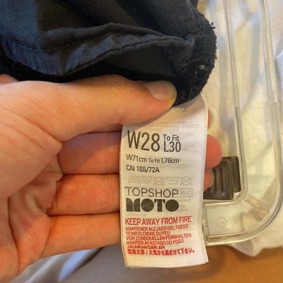 Top shop black skinny jeans - Picture 3 of 3